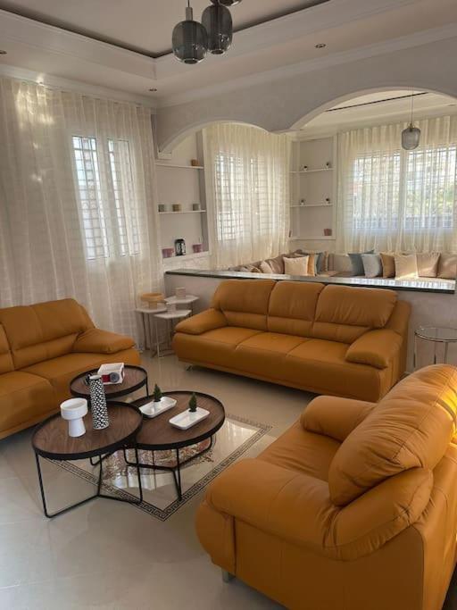 Villa Parfum D'Agadir - Piscine Privee - Spacieuse Et Concfortable - Parking - Vue Mer - Ambiance Familliale ภายนอก รูปภาพ